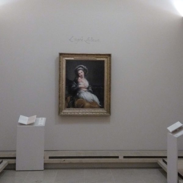 Figure d'artiste à la Petite Galerie du Louvre